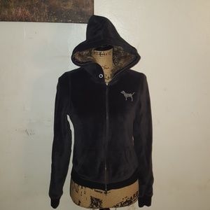 Victoria secret zip up hoodie size M